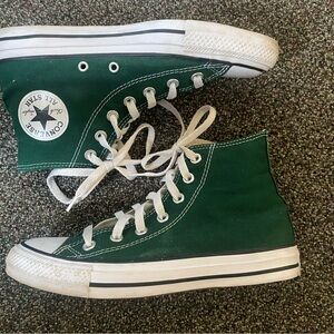 Women’s Emerald Green Converse High Top size 7